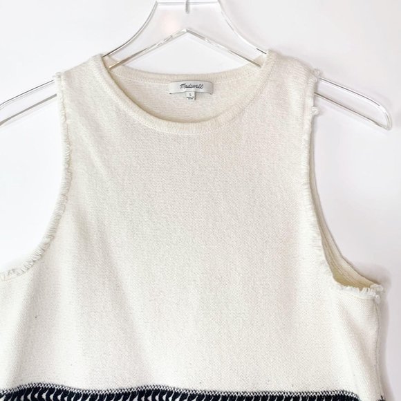 Madewell Villagrove Sweater Tank in Bright Ivory - Picture 5 of 6